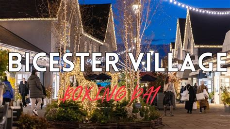 bicester village boxing day